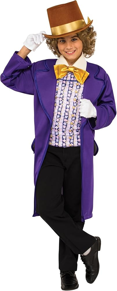 Rubie's Kids Willy Wonka & The Chocolate Factory Willy Wonka Value Costume | Amazon (US)
