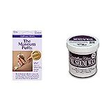 Quakehold! 99111 2.64-Ounce Museum Putty, Neutral/Crème, White & 13-Ounce Museum Wax, Clear Adhesive | Amazon (US)