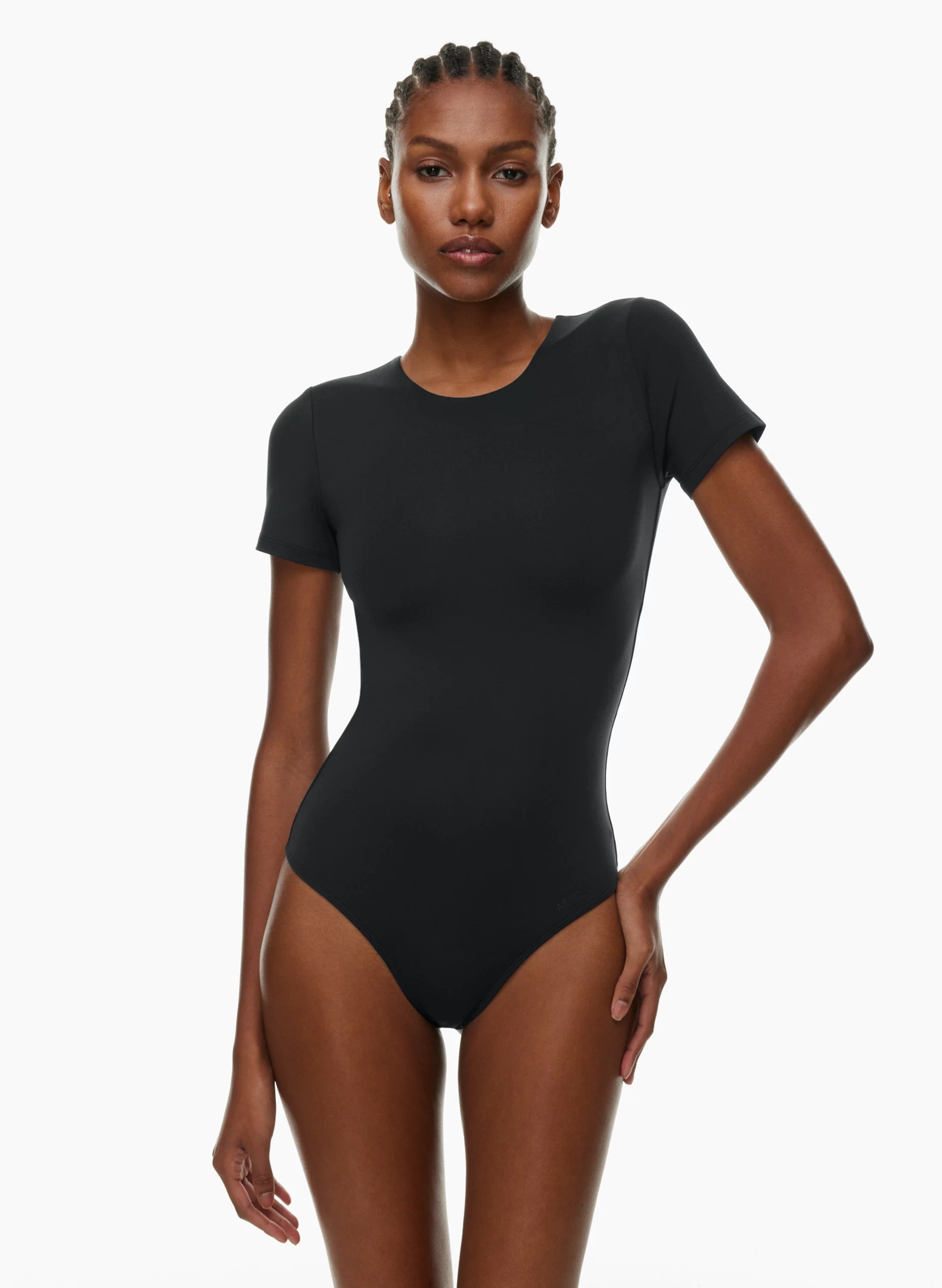 CONTOUR CREW SHORTSLEEVE BODYSUIT | Aritzia