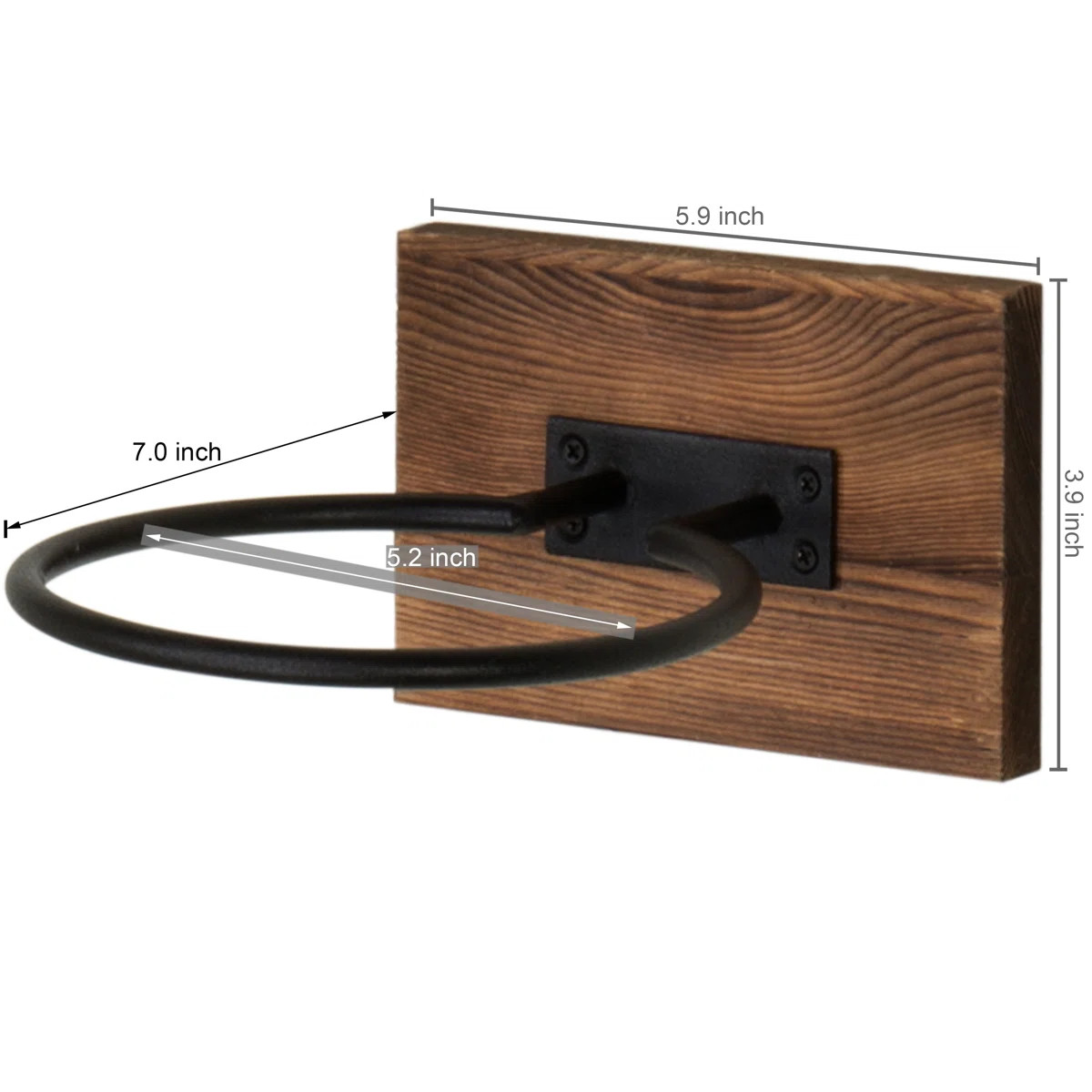 Walkerville Wood Wall Mounted Sports Rack (Set of 2) | Wayfair North America