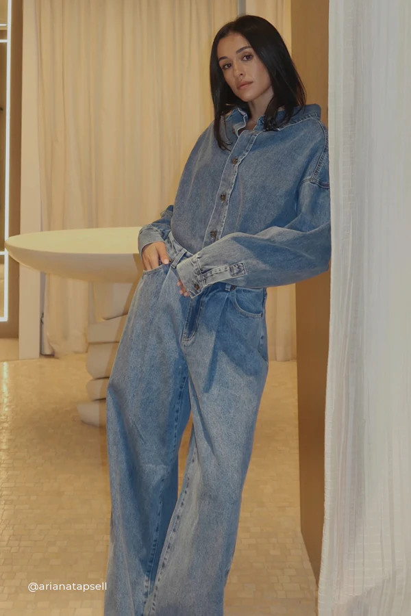 ASHTON CLASSIC BLUE DENIM SHIRT | DISSH