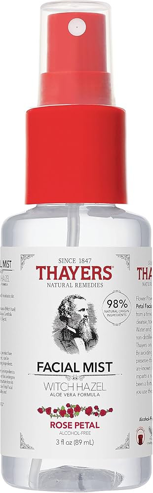 Thayers Alcohol-Free Witch Hazel Facial Mist Toner with Aloe Vera, Rose Petal, Soothing and Hydra... | Amazon (US)