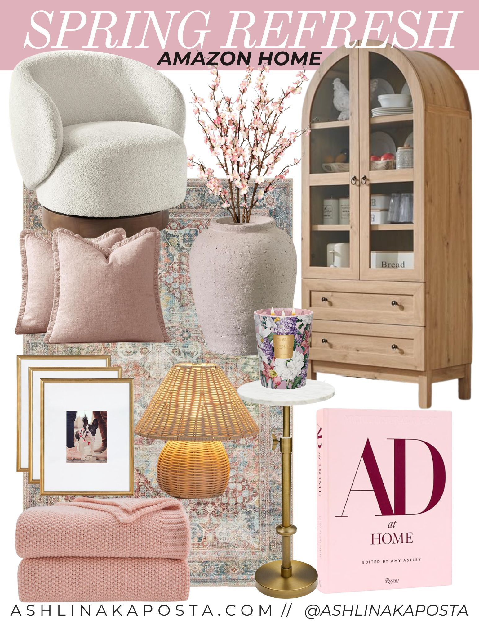 Are you ready to refresh your home for spring? I’ve put together some cozy, stylish picks to update your space with. From beautiful blankets and decorative pillows to charming lamps and elegant decor, there's something here to suit every style. Check out the full list below and transform your home into a fresh, inviting oasis this season. #SpringDecor #HomeRefresh #InteriorDesign 

 #LTKHome