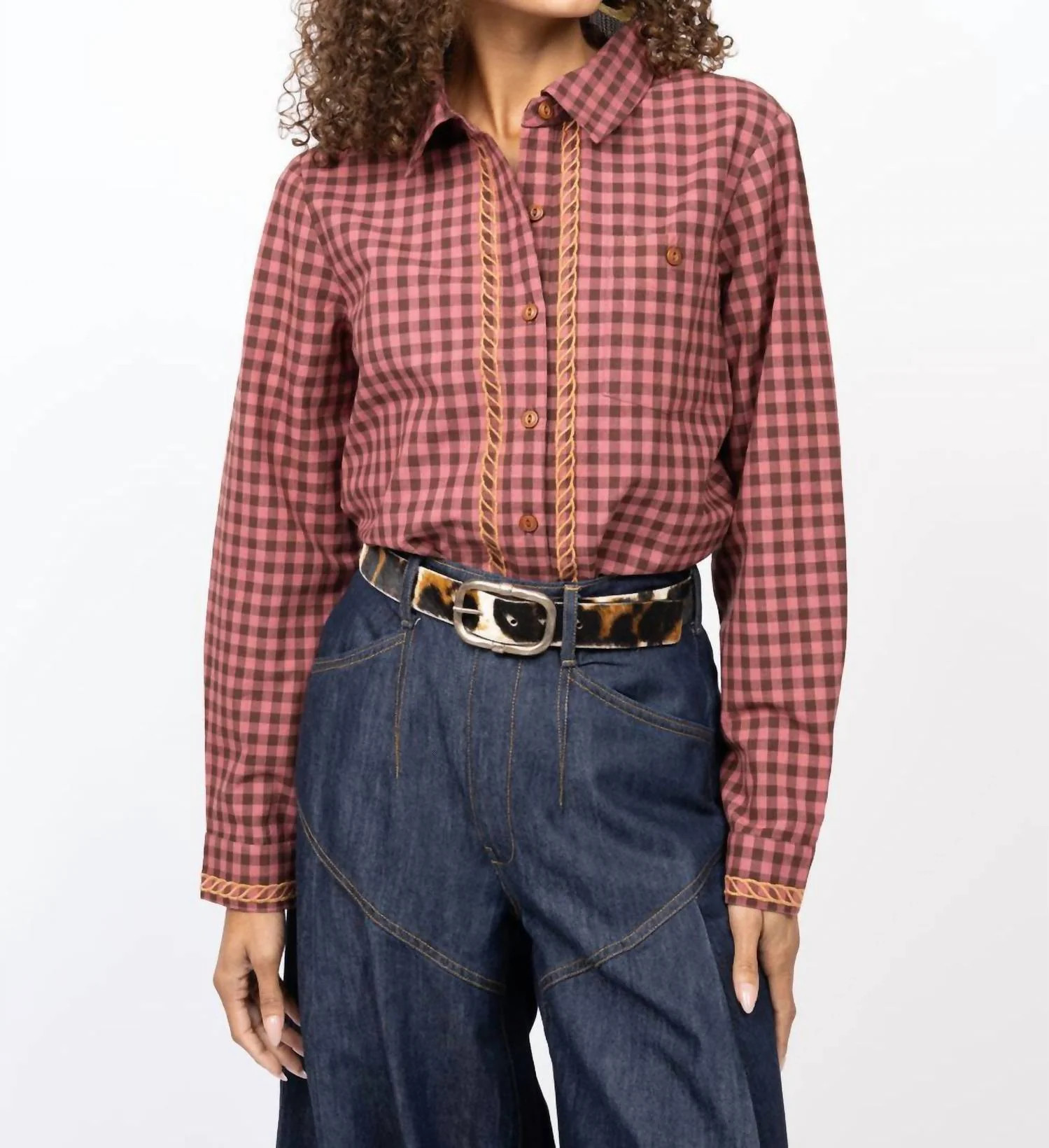 Howdy Cowboy Shirt In Pink | Shop Simon
