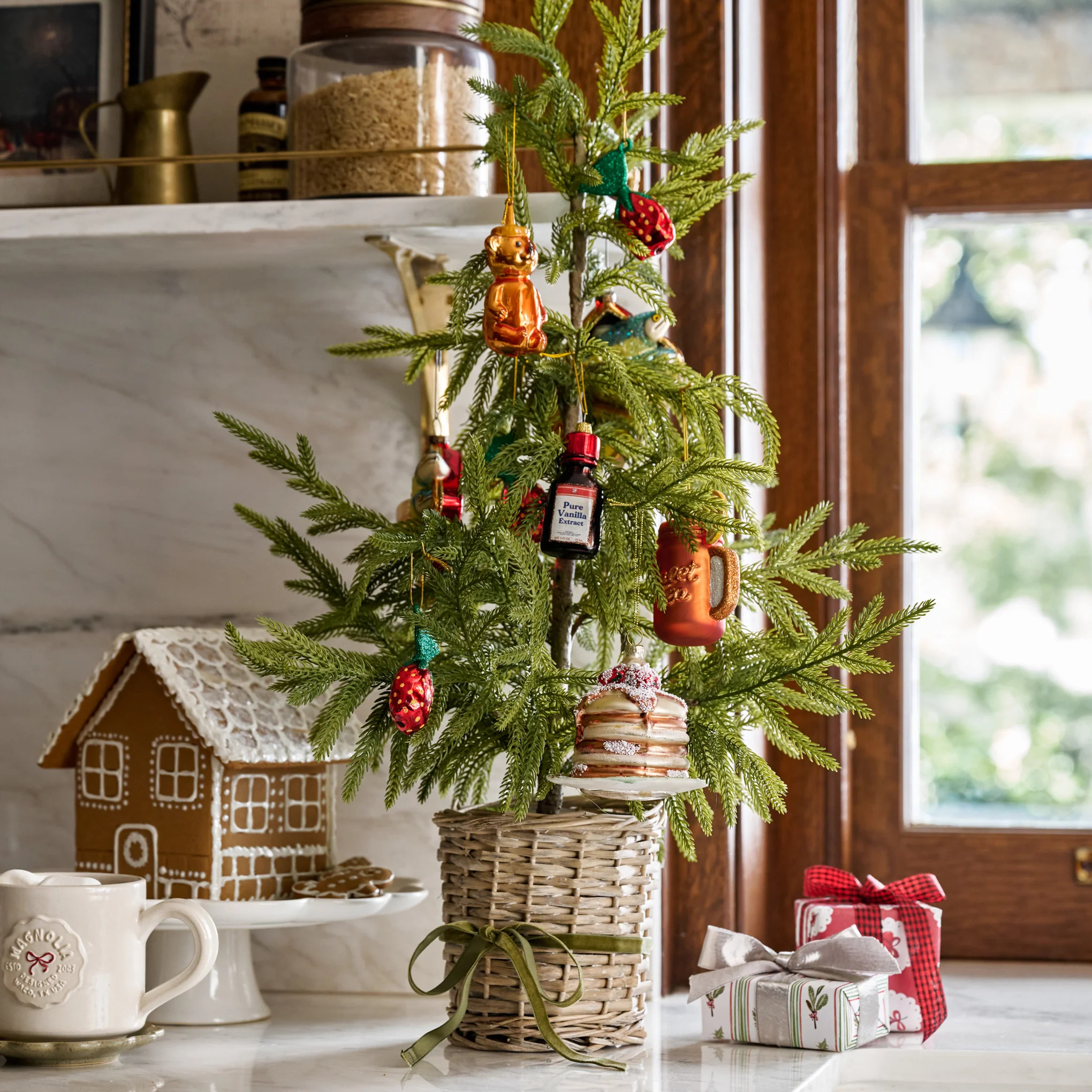 Real Touch Norfolk Pine Potted Tree | Magnolia