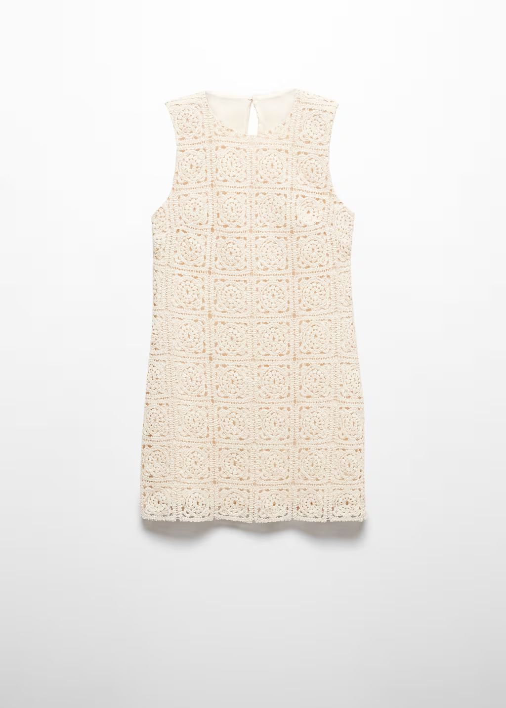 Crochet cotton dress | MANGO (US)