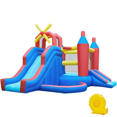 13.9' x 10.2' Bounce House with Slide and Air Blower | Wayfair North America