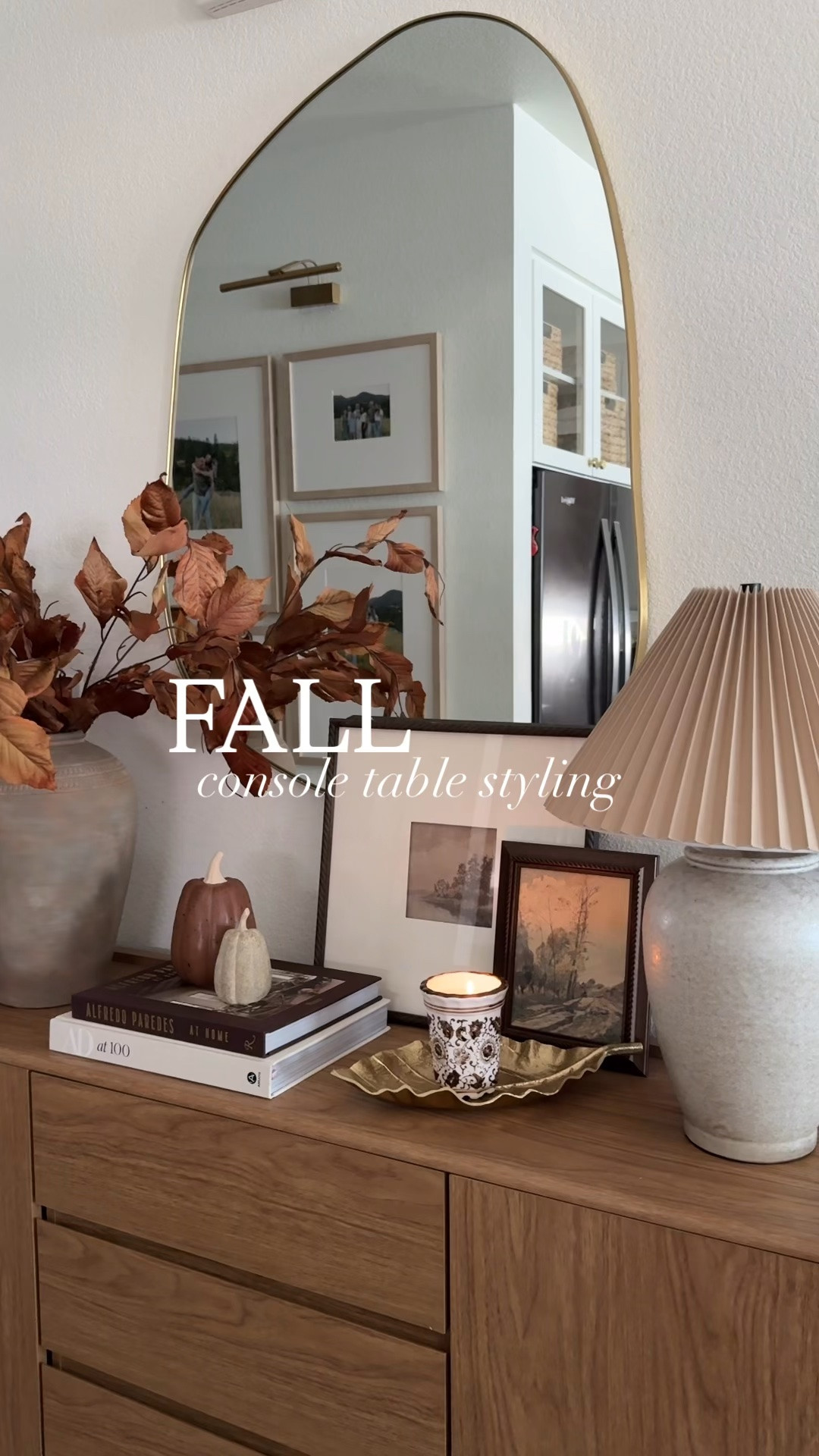 Fall console table styling🍂🍁🤎

#LTKSeasonal #LTKHome