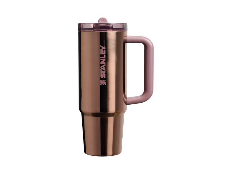 Stanley Mesa Rose Collection Protour Flip Straw Quencher 30oz Tumbler in Polished Rose Gold | StockX