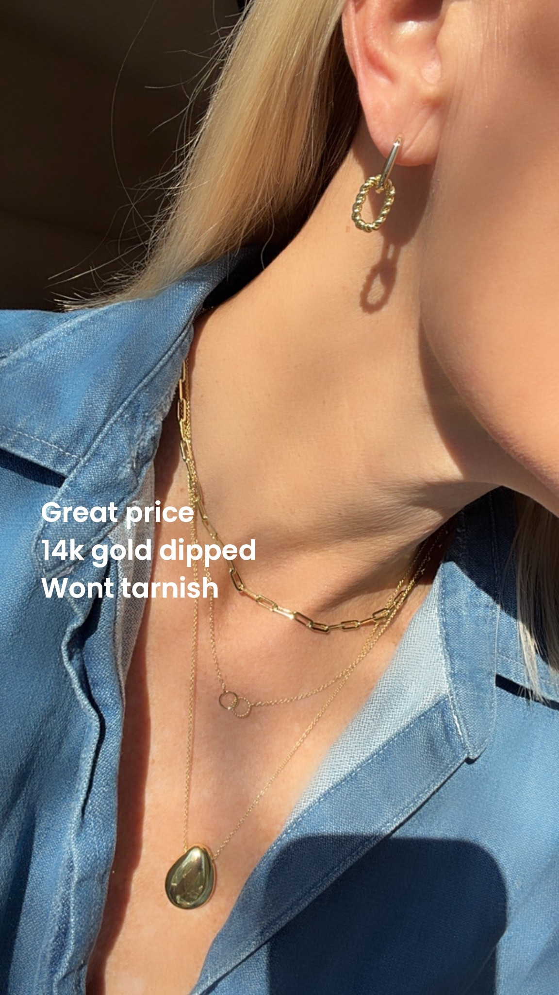 Jewelry stack 

These will not tarnish, so I sleep in them shower in them… All the things

Great Valentine’s Day gift idea



#LTKValentine #LTKOver40