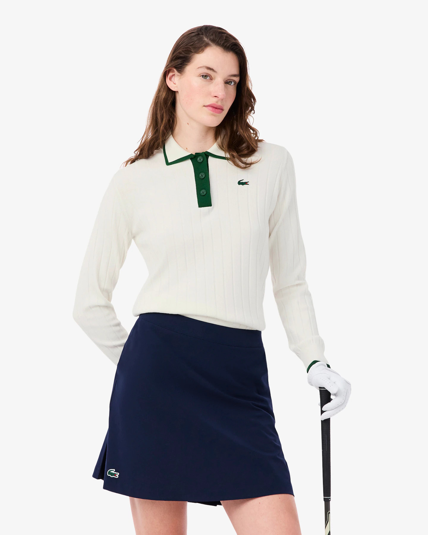 Women's Polo Collar Stretch Golf Sweater | Lacoste (US)