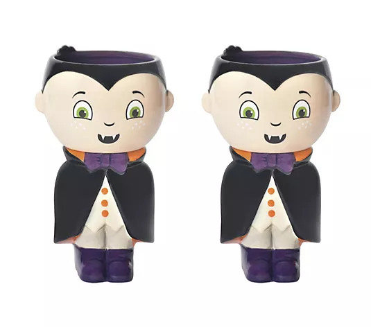 Temp-tations Seasonal Set of (2) 8-oz Standing Character Bowls - QVC.com | QVC