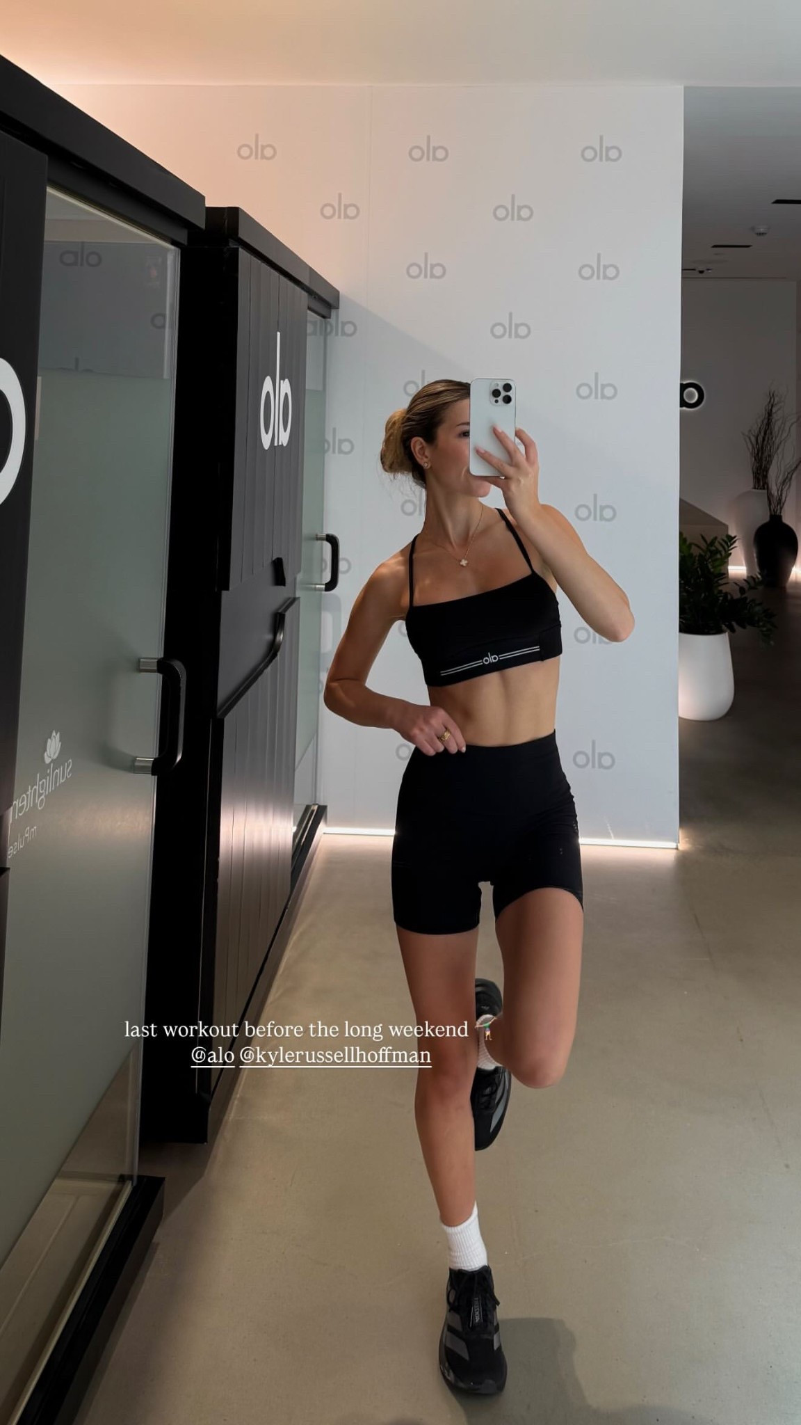 last workout before the long weekend. wearing alo 🖤

#LTKActive #LTKSeasonal