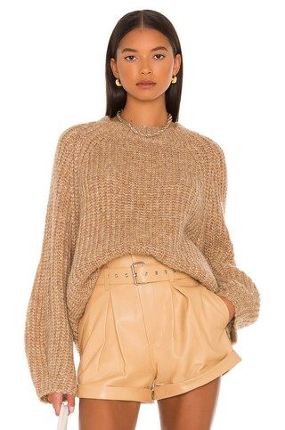 Weekend Stories Sonoma Crew Neck Sweater in Toffee from Revolve.com | Revolve Clothing (Global)