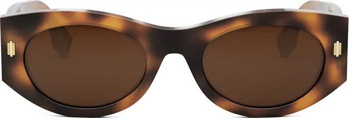 Roma 52mm Oval Sunglasses | Nordstrom