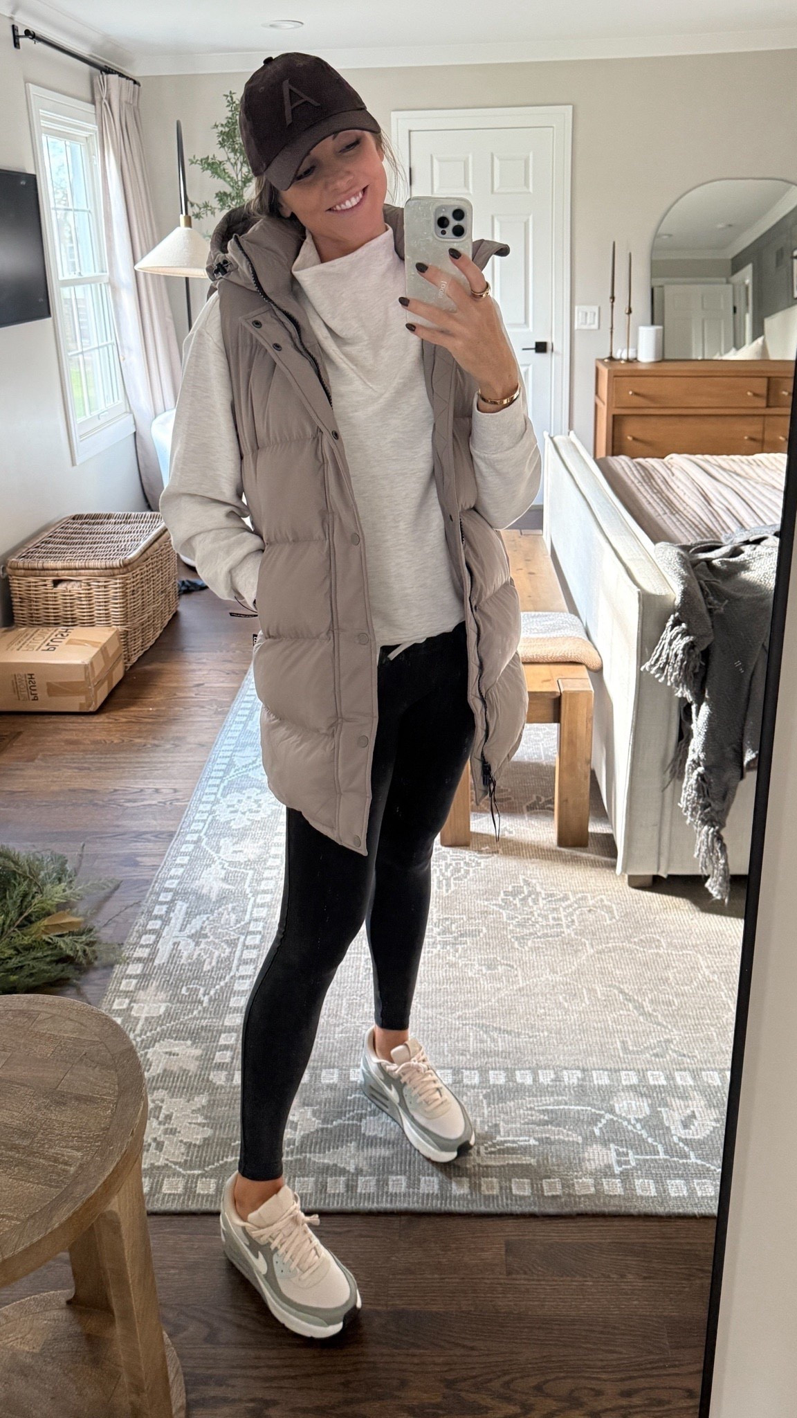 When it’s too warm for a jacket but cold enough for SOME outerwear, I’m grabbing my super puff long vest 😍😍 the color and fit of this vest is chefs kiss 🤌🏼🤌🏼 it’s on sale right now too, which never happens!!

#LTKSaleAlert #LTKSeasonal