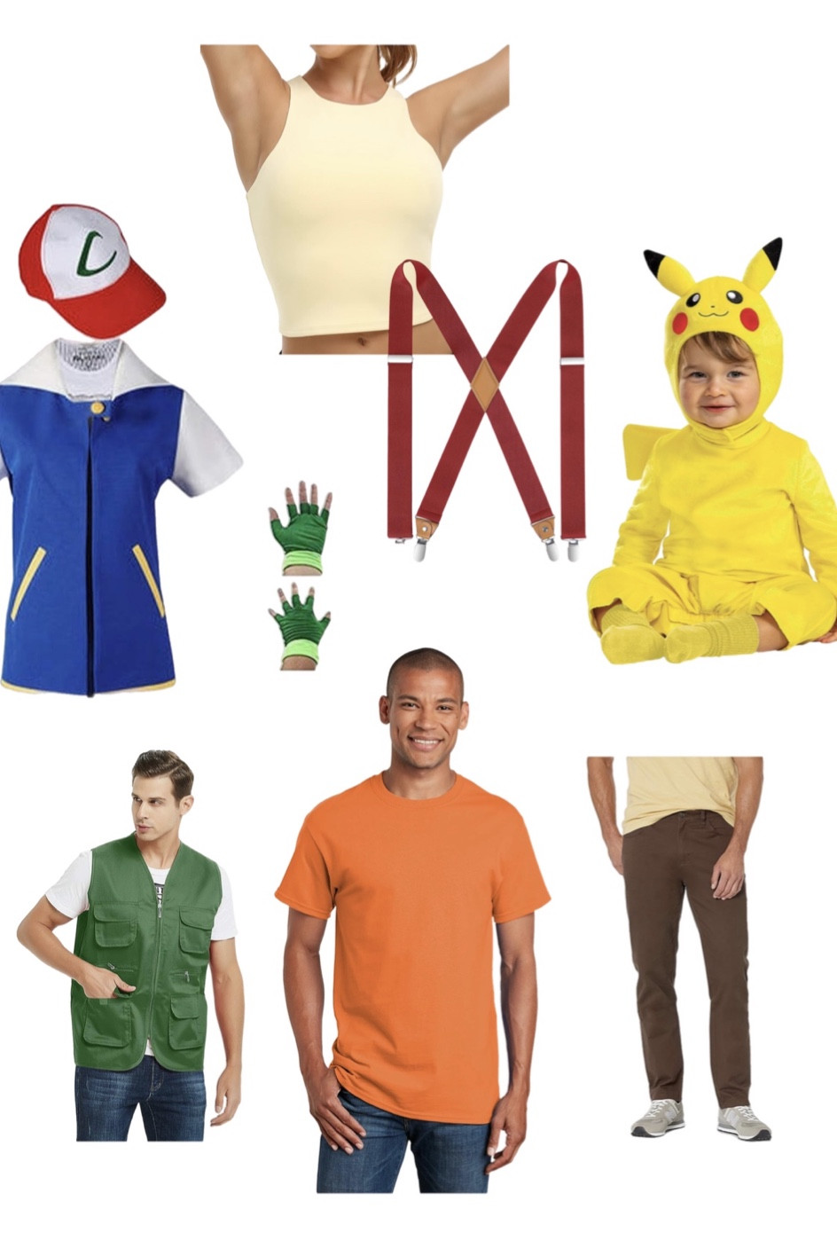 Pokémon costumes for the whole family! Ash, Brock, Misty, and Pikachu! I’m going to have one excited little boy this Halloween! 

#LTKfamily #LTKHalloween #LTKparties