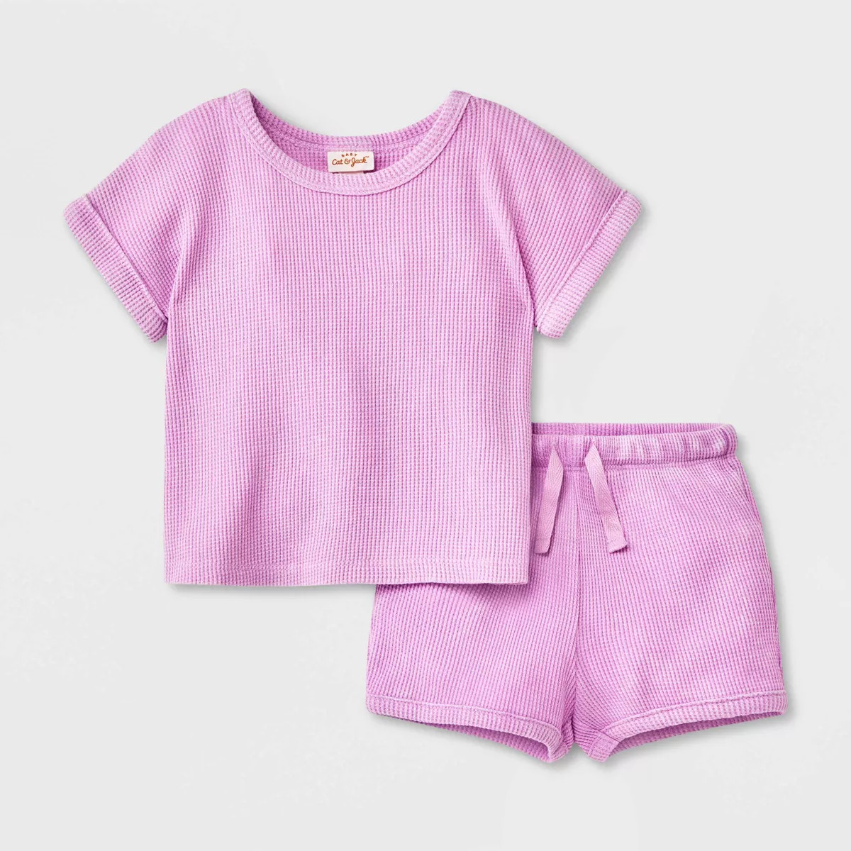 Baby Girls' Solid Top & Bottom Set - Cat & Jack™ Purple | Target