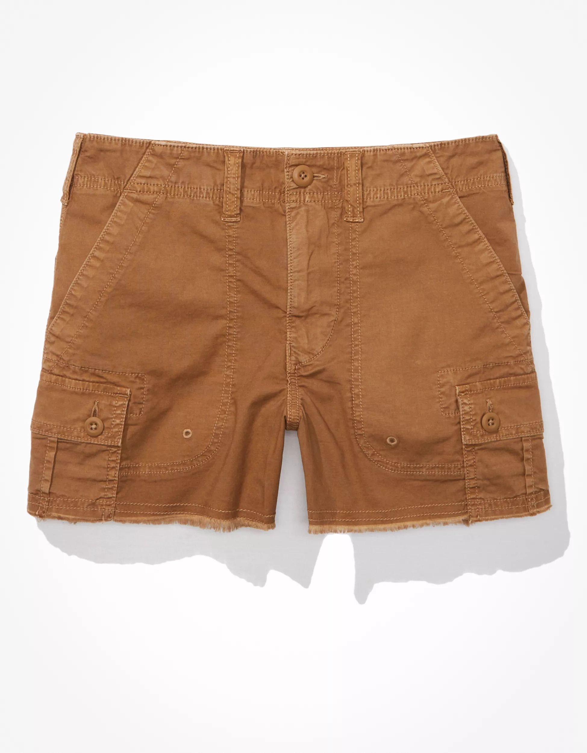 AE Snappy Stretch Highest Waist Baggy Cargo Short | American Eagle Outfitters (US & CA)
