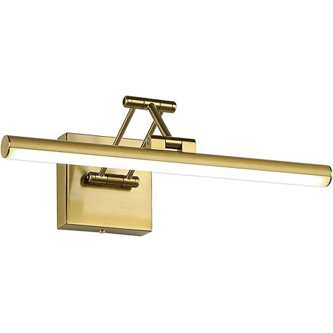 Hard-Wired Picture Light Dimmable LED Picture Lights for Paintings 15.7" Inch Brass Metal Body Wa... | Amazon (US)