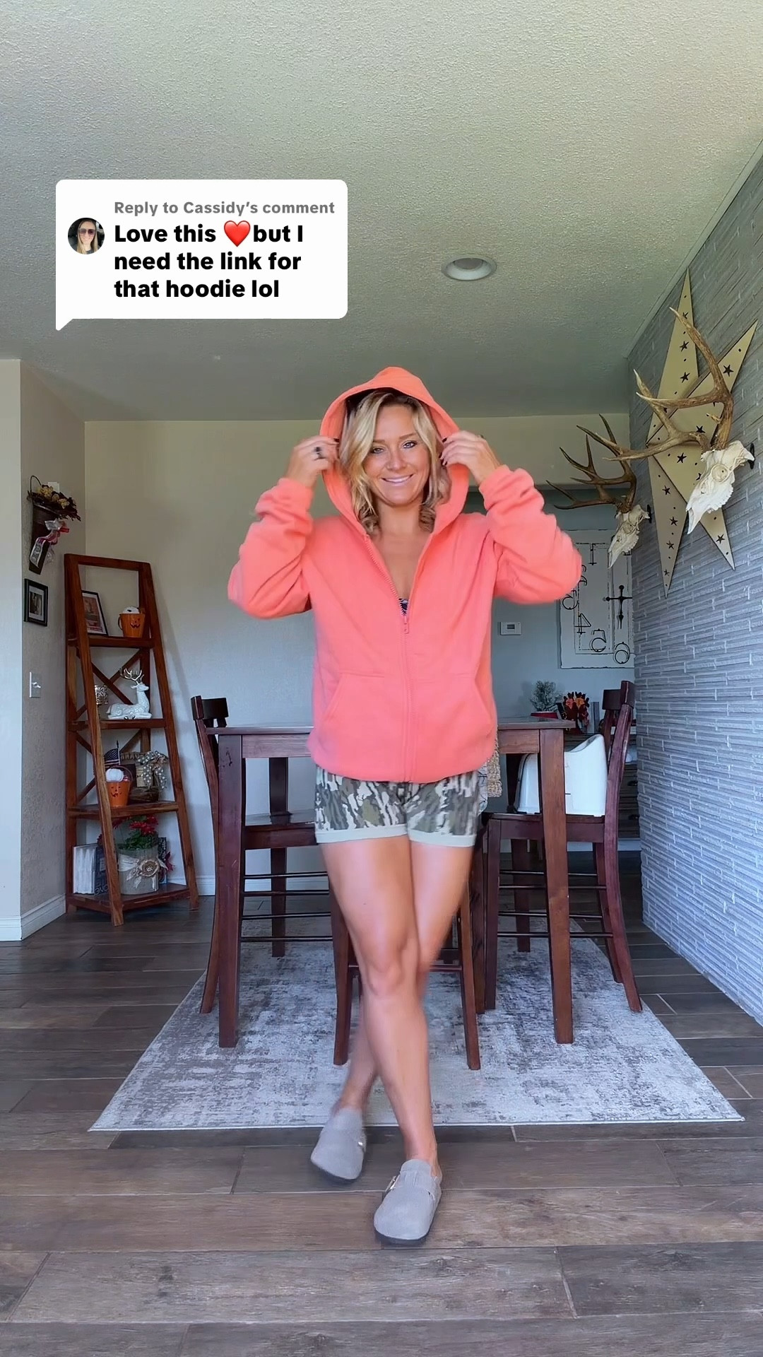 Limited Time Color Zip up hoodie from Comfrt. I’m wearing a size small. They are very oversized. 

#LTKSeasonal #LTKU #LTKHome