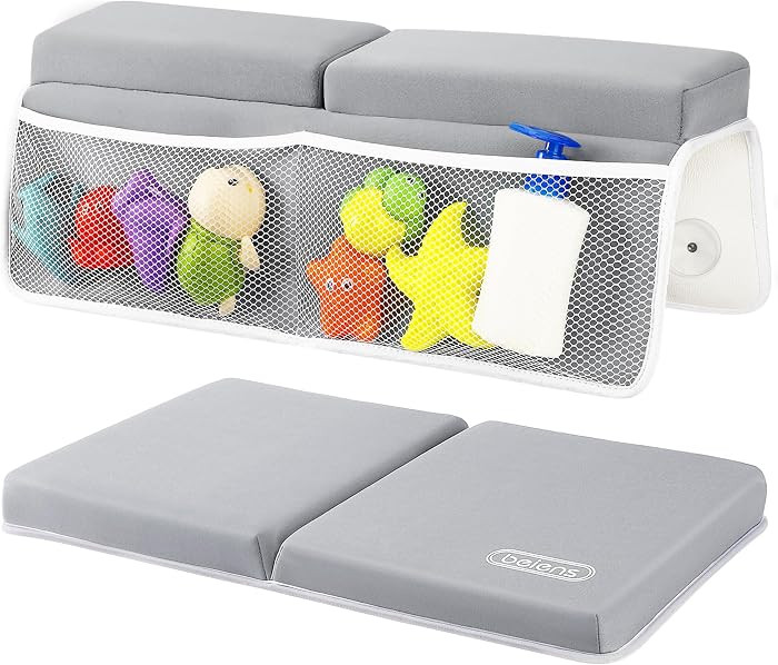 beiens Baby Bath Kneeler and Elbow Rest Pad Set, 1.5-Inch Thick Memory Foam | Amazon (US)