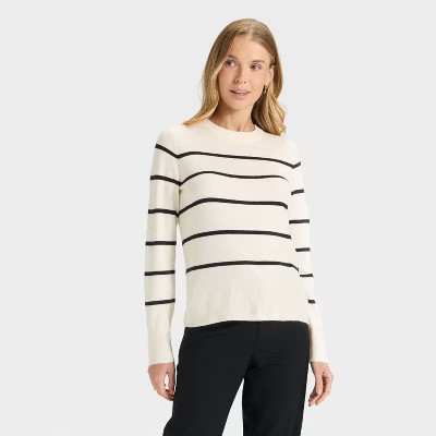 Women's Slim Fit Cozy Knit Pullover Sweater - A New Day™ | Target