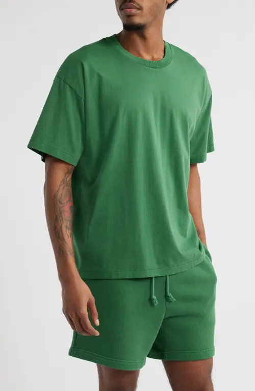 Elwood Core Oversize Organic Cotton Jersey T-Shirt in Vintage Forest at Nordstrom, Size Small | Nordstrom