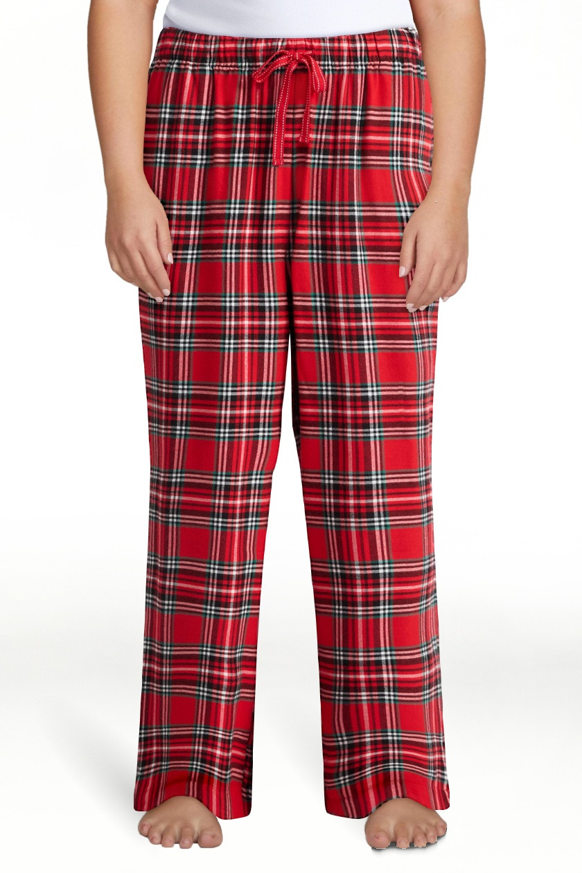 Joyspun Women's Flannel Sleep Pants, 30'' Inseam, Sizes XS-3X | Walmart (US)