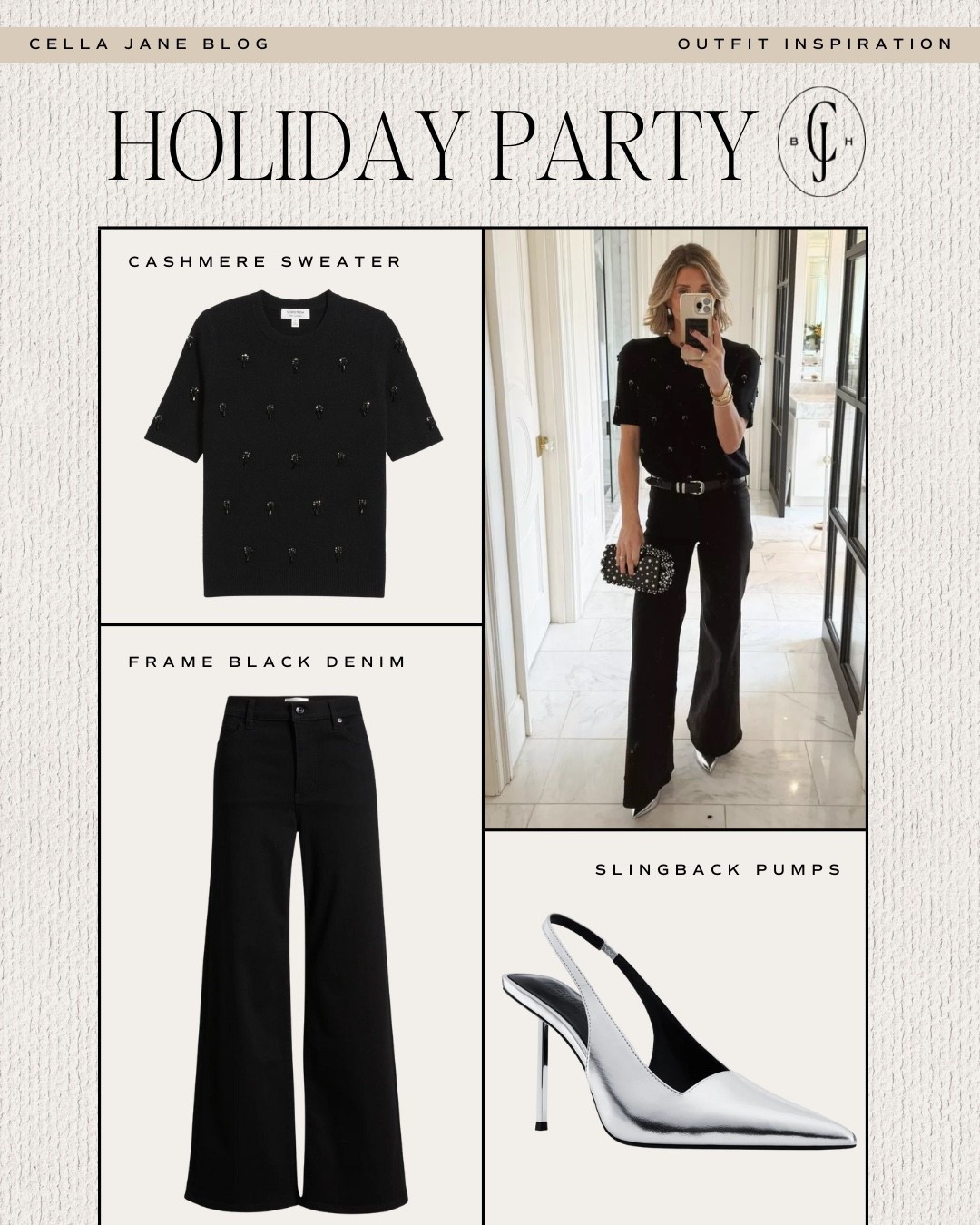How I would style black jeans for a holiday party or event.


#LTKootd #LTKHoliday