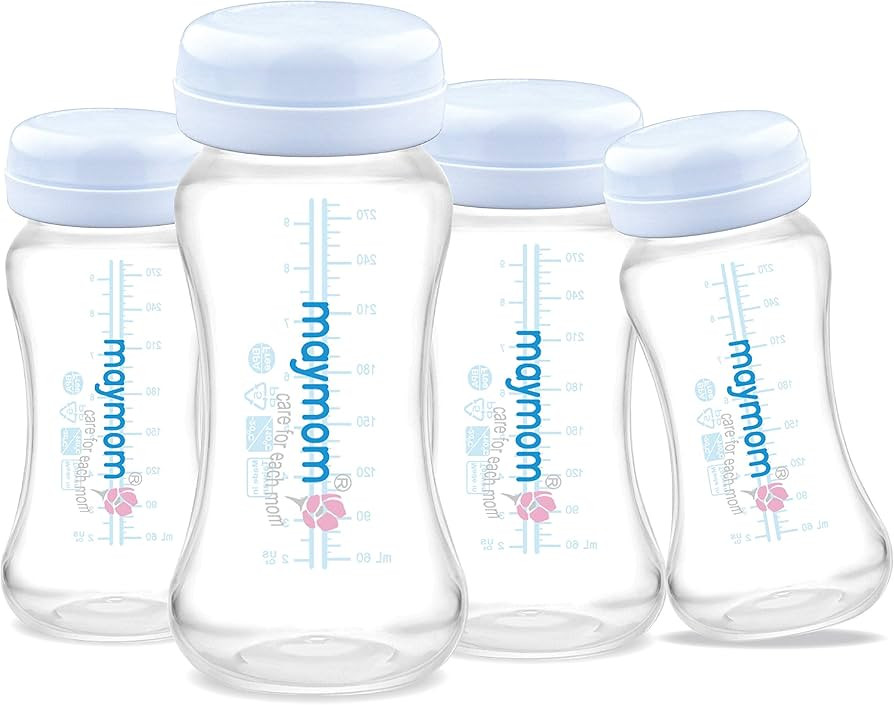 Maymom Wide-Mouth Milk Storage Collection Bottle with Travel Cap and Sealing Ring ; Can Replace S... | Amazon (US)