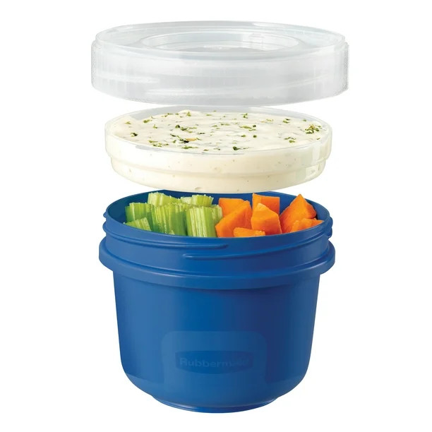 Rubbermaid TakeAlongs Twist-&-Seal 2.1 Cup Meal Prep Food Storage Containers, Set of 2 | Walmart (US)