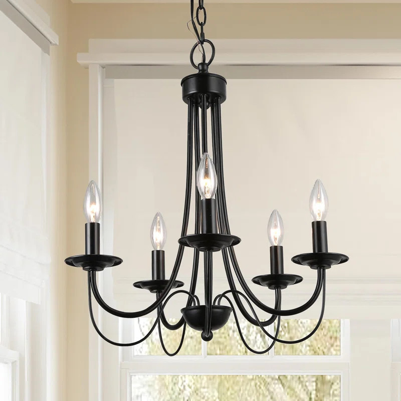 Ohanesian 5 - Light Candle Style Classic Chandelier | Wayfair North America