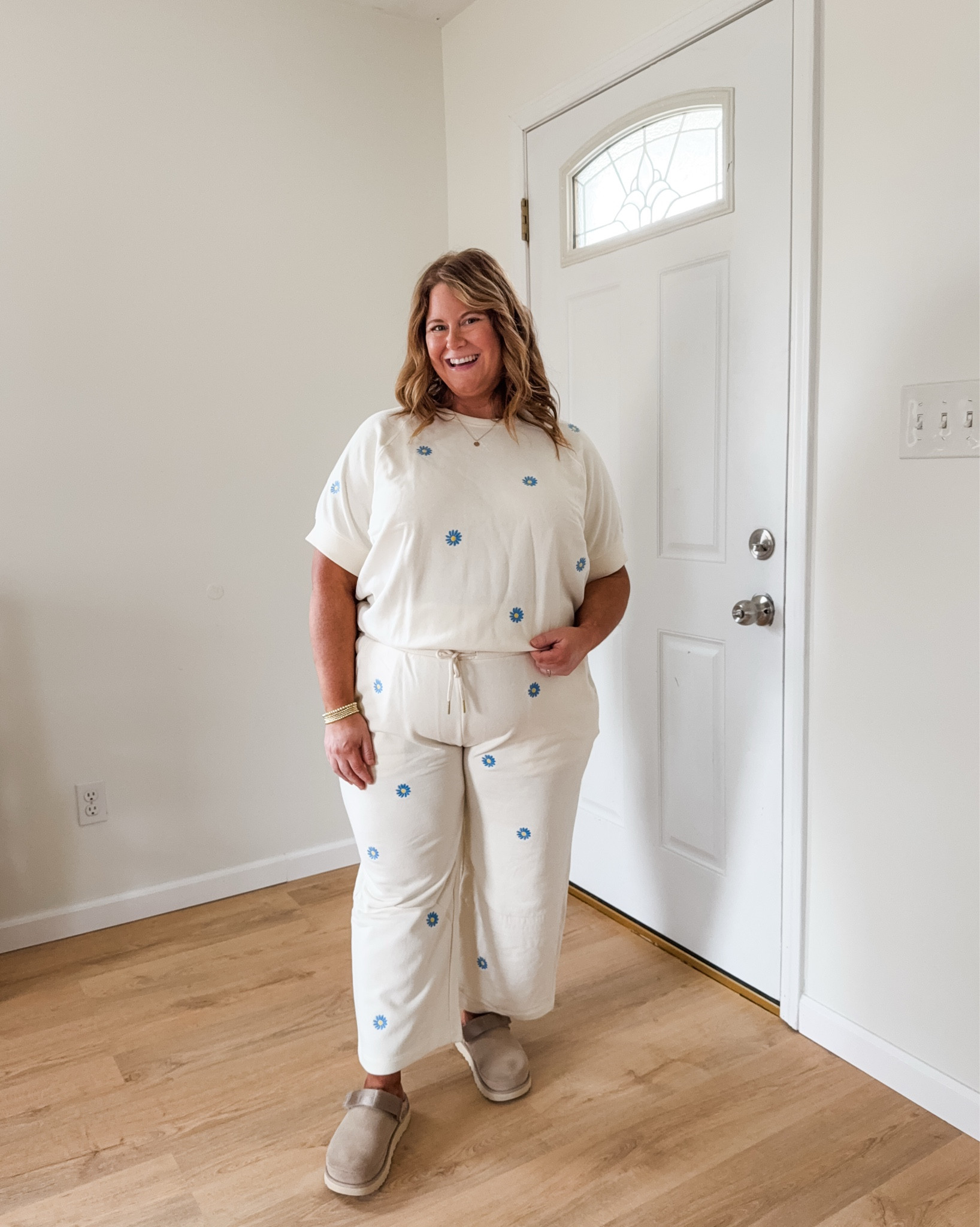 The cutest matching set for spring!! Petite friendly! Perfect for pregnancy and postpartum.  I’m wearing an XL in the sweatshirt and pants and an XXL in the shorts.  I think I’m going to size up in the pants for more room for the bump.  

#LTKBump #LTKMidsize #LTKPetite