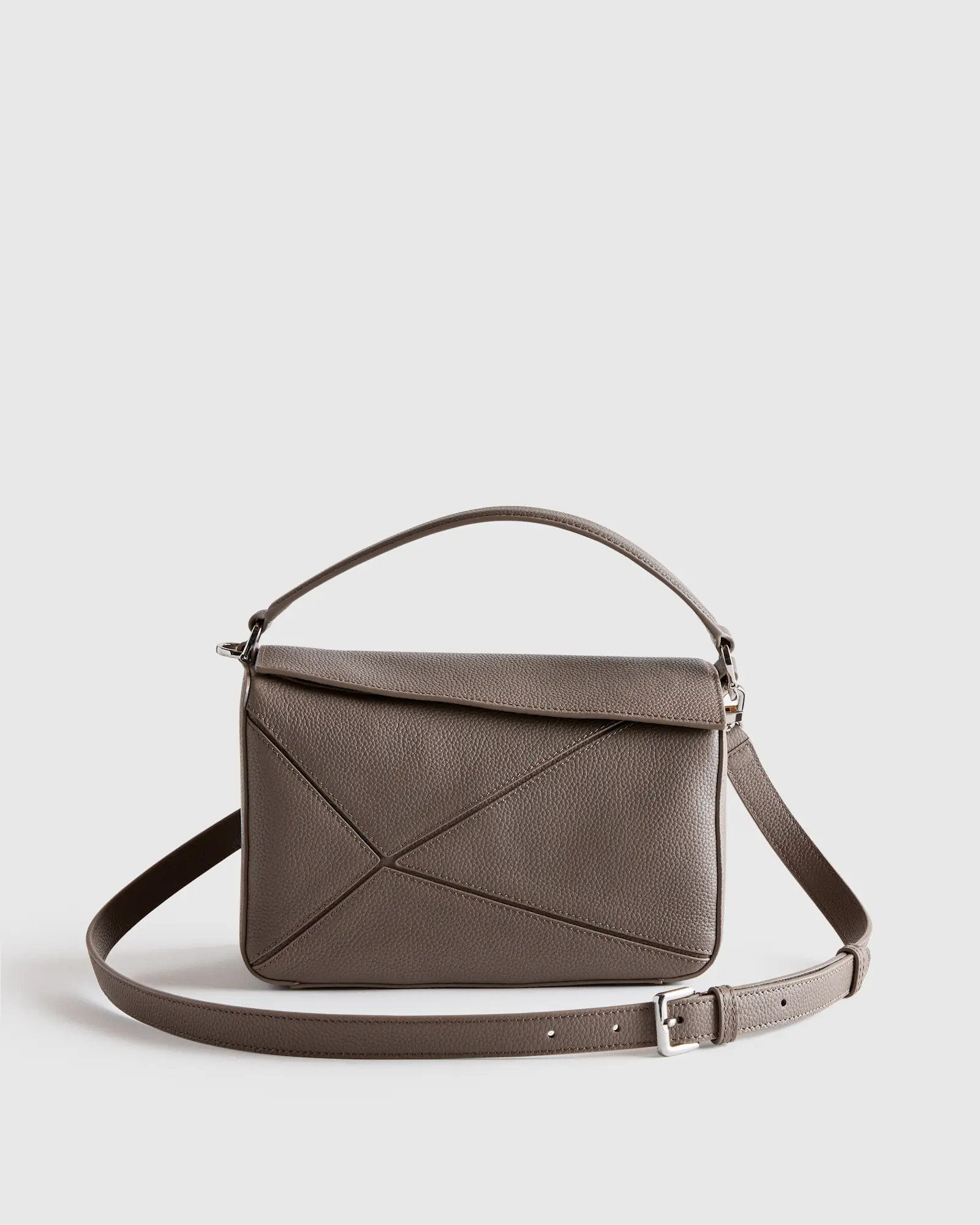 Italian Leather Patchwork Crossbody | Quince