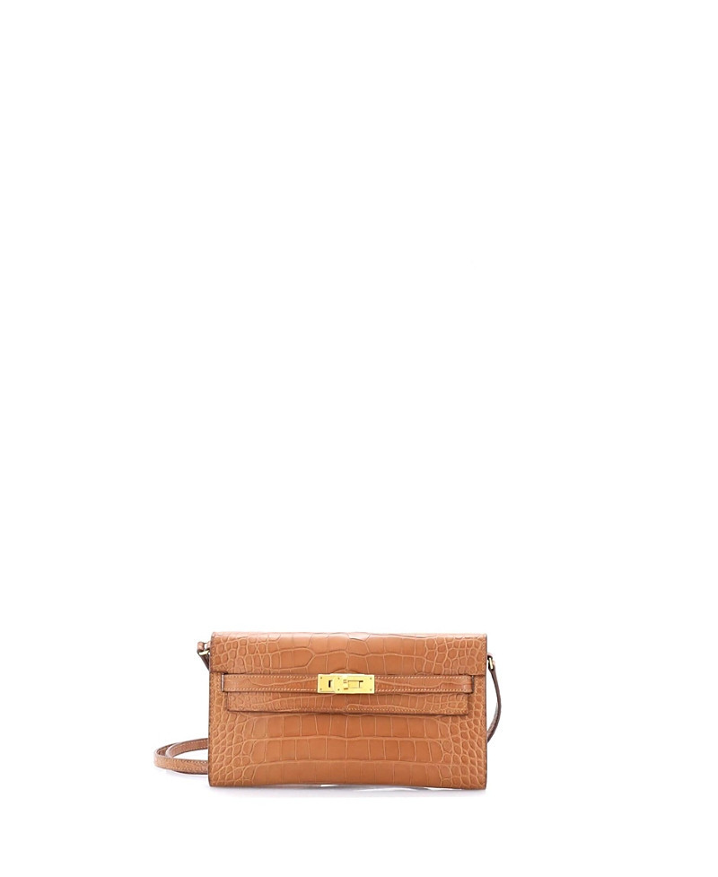 Pre-Owned HERMES Kelly To Go Wallet Alligator | Bloomingdale's (US)