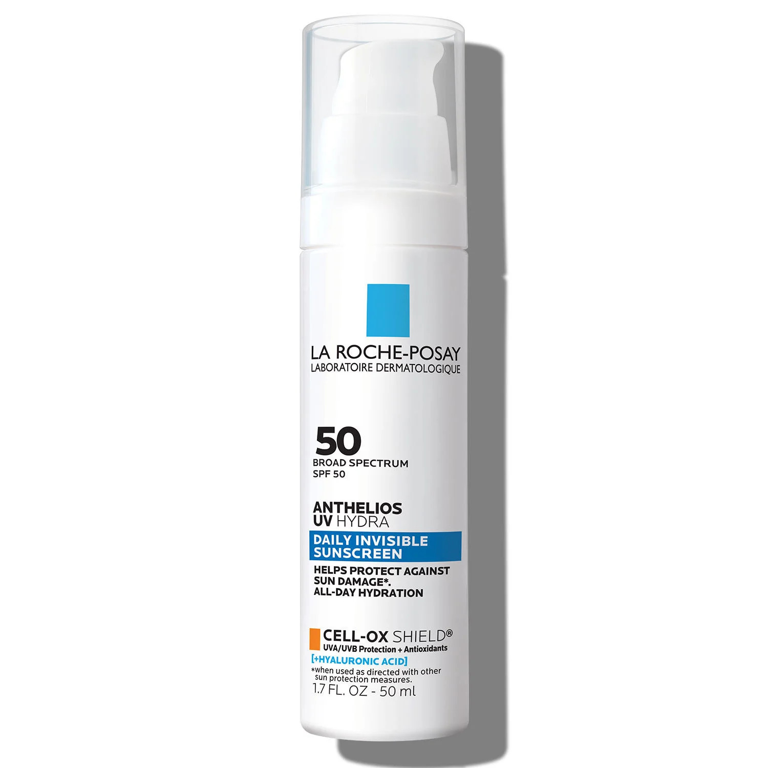 Anthelios UV Hydra Hydrating Face Sunscreen SPF 50 With Hyaluronic Acid | La Roche-Posay | La Roche-Posay (US)