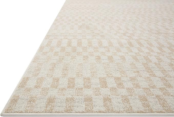 Loloi II Kamala Collection KAM-05 Ivory / Natural, Transitional 5'-3" x 7'-9" Area Rug | Amazon (US)