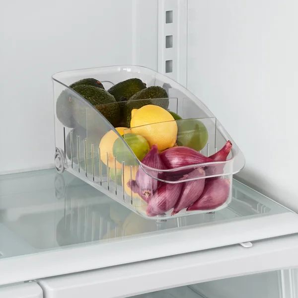 YouCopia® RollOut™ Fridge Drawer, 6", Rolling Fridge Organizer with Adjustable Dividers | Wayfair North America