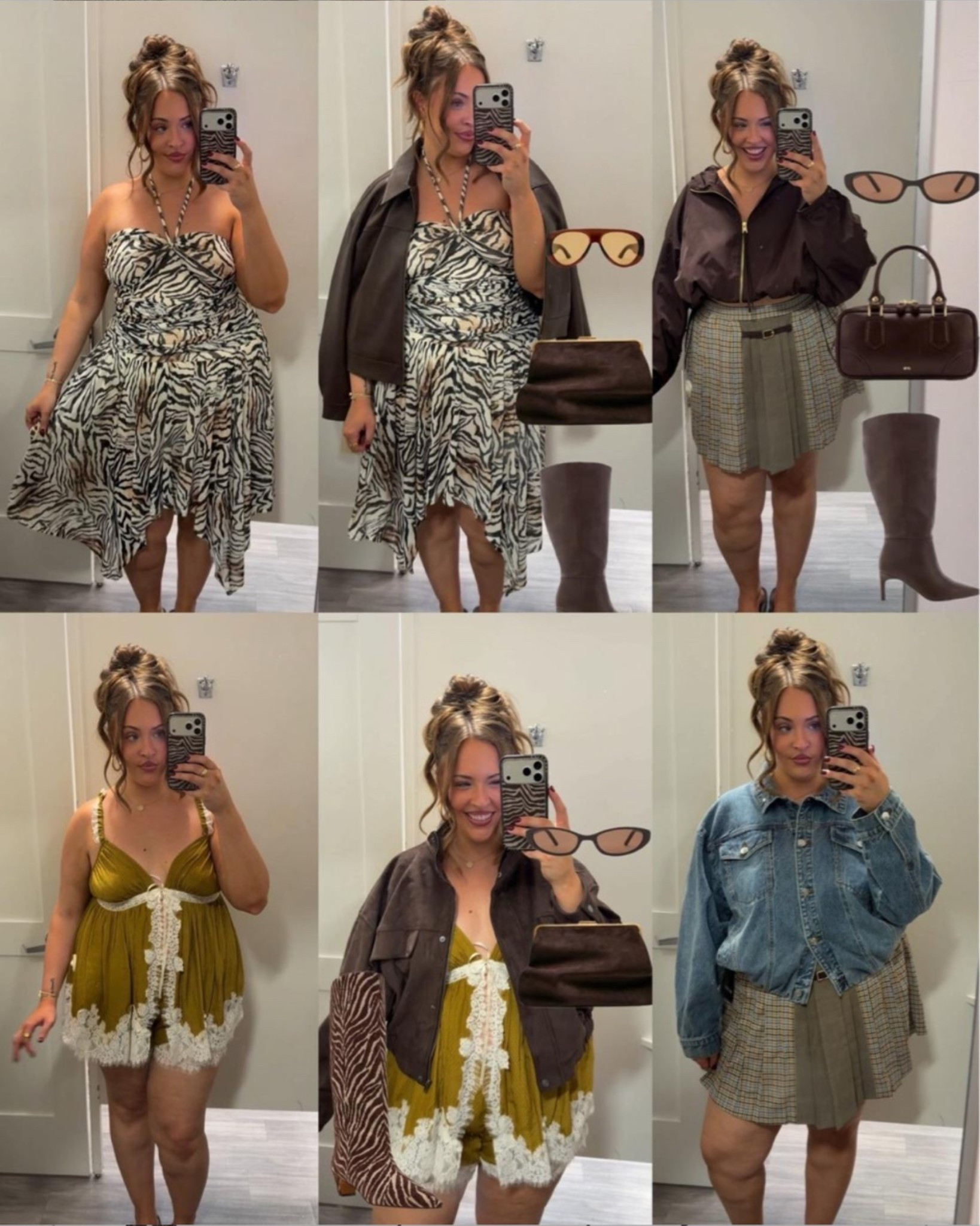 220lbs Macy's finds! Wearing a large zebra dress, 16 skirt, large & xl jackets!

#LTKPlusSize #LTKMidsize #LTKSaleAlert