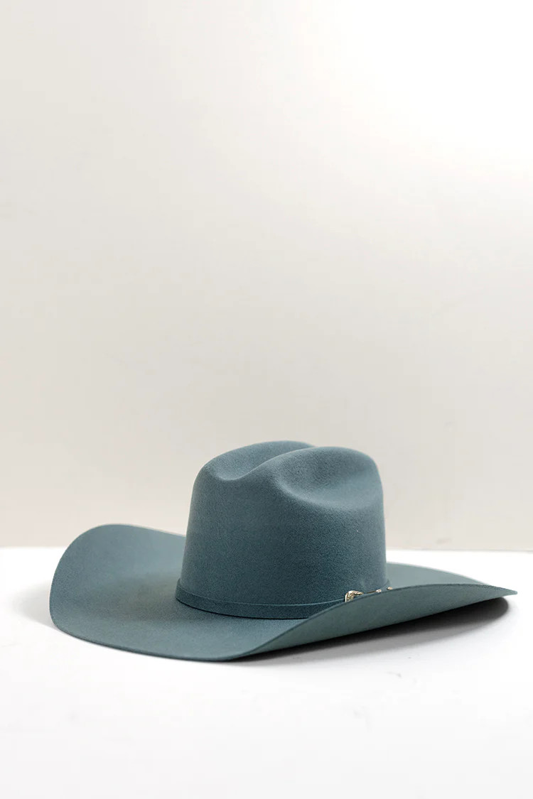 Jenner Cowboy Cashmere Wool Hat - Steel | Flea Style