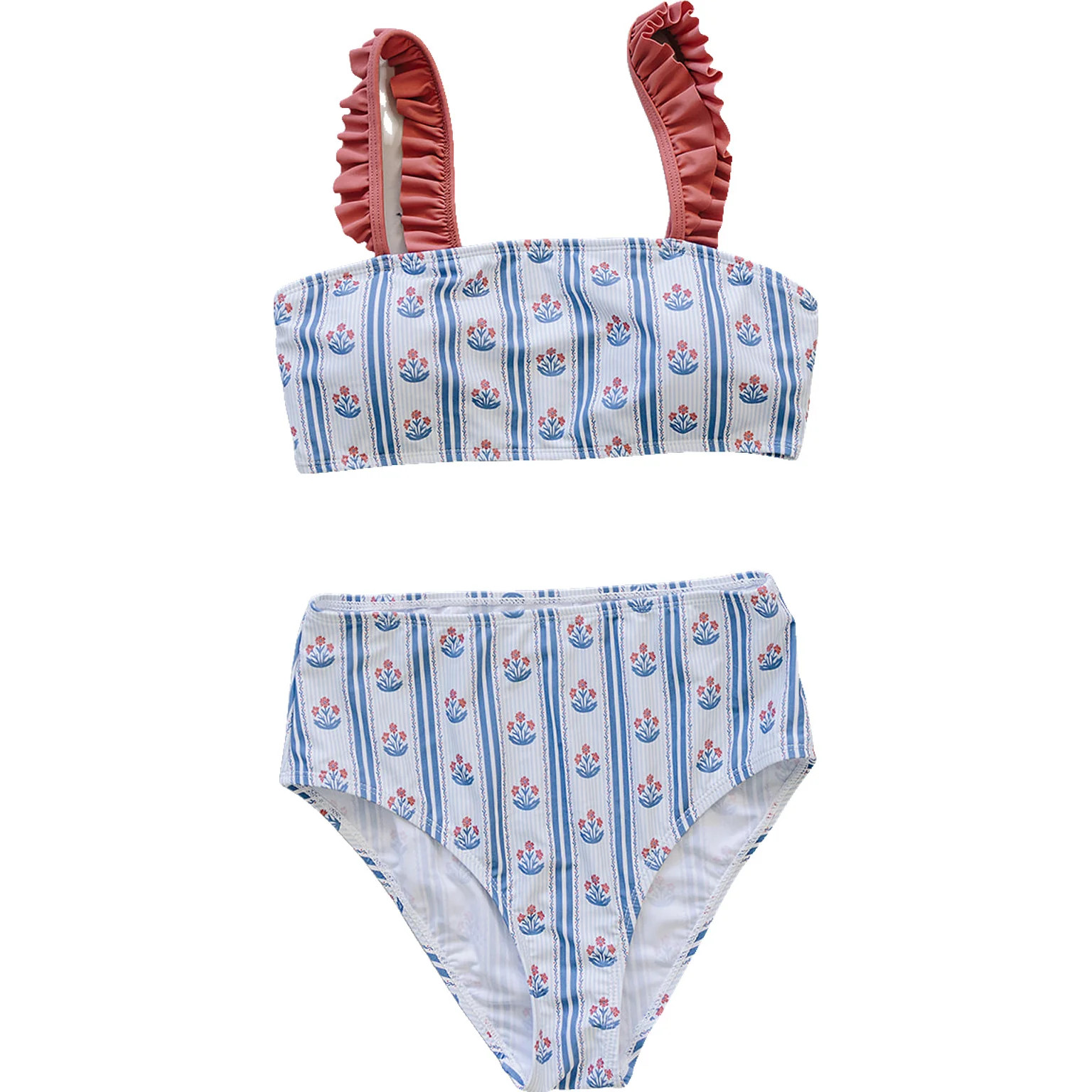 Block Print Floral Women’s Two-Piece | Mebie Baby