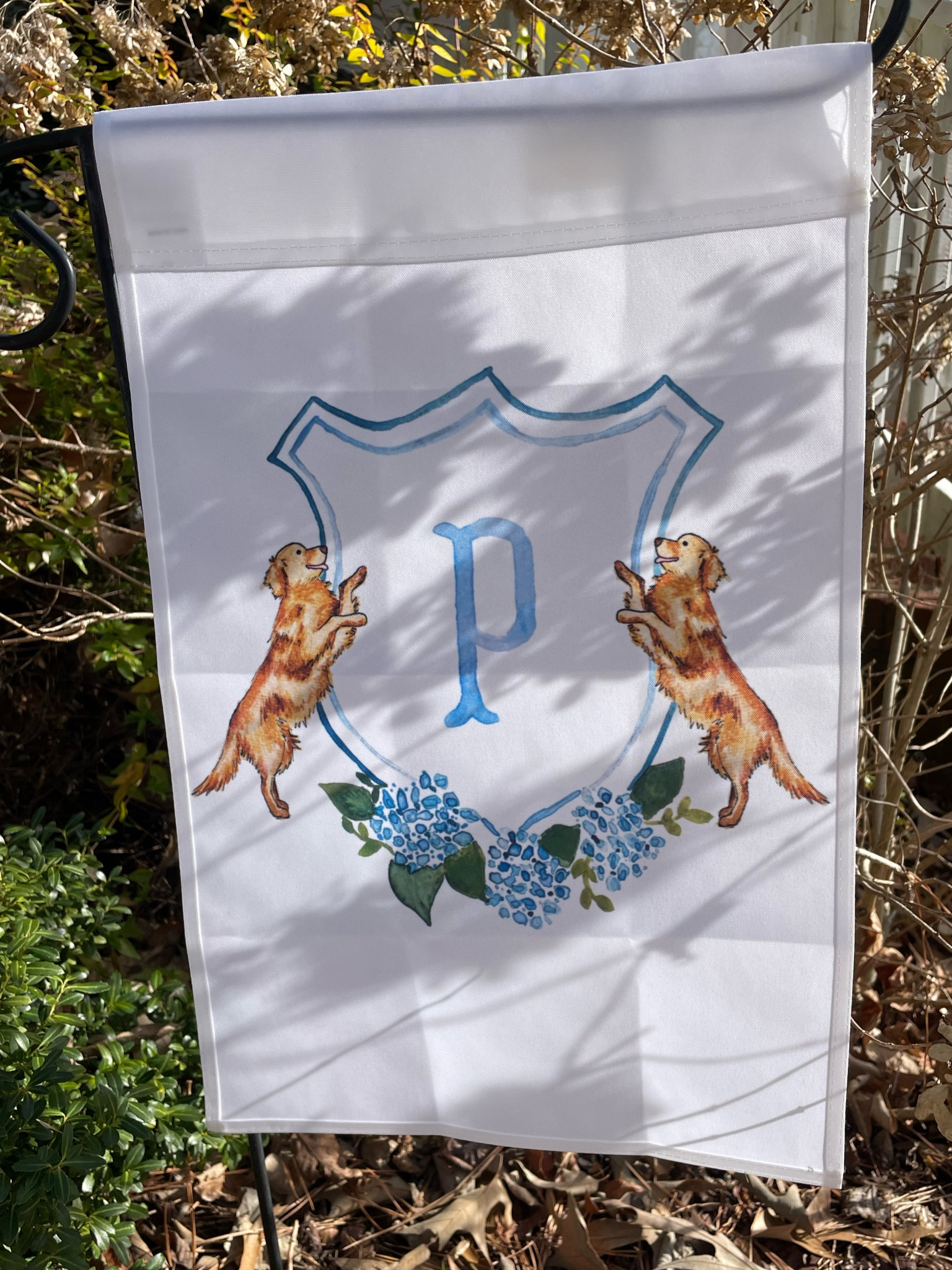 Most adorable spring garden flag! #spring #goldenretriever #LTKhouse 

#LTKfindsunder50 #LTKSeasonal