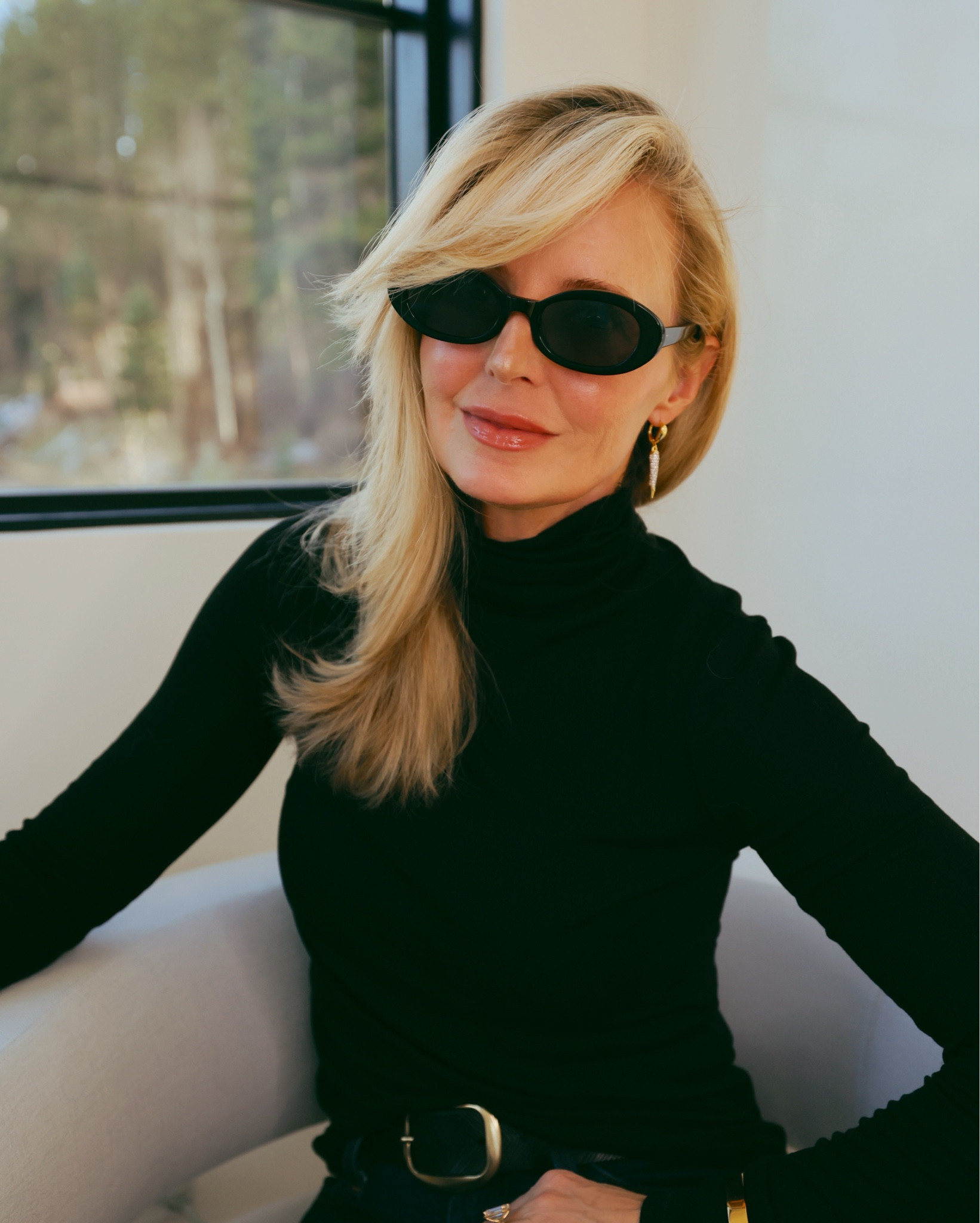 Simple, yet impactful accessories like these affordable sunglasses and beautiful jewelry help to finish off a classic outfit perfectly. 

#LTKSeasonal #LTKHoliday #LTKootd