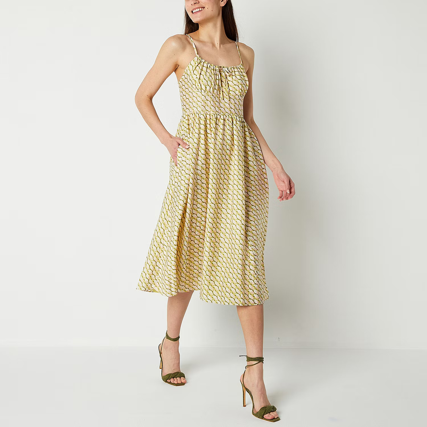 Ryegrass Sleeveless Midi Sundress | JCPenney