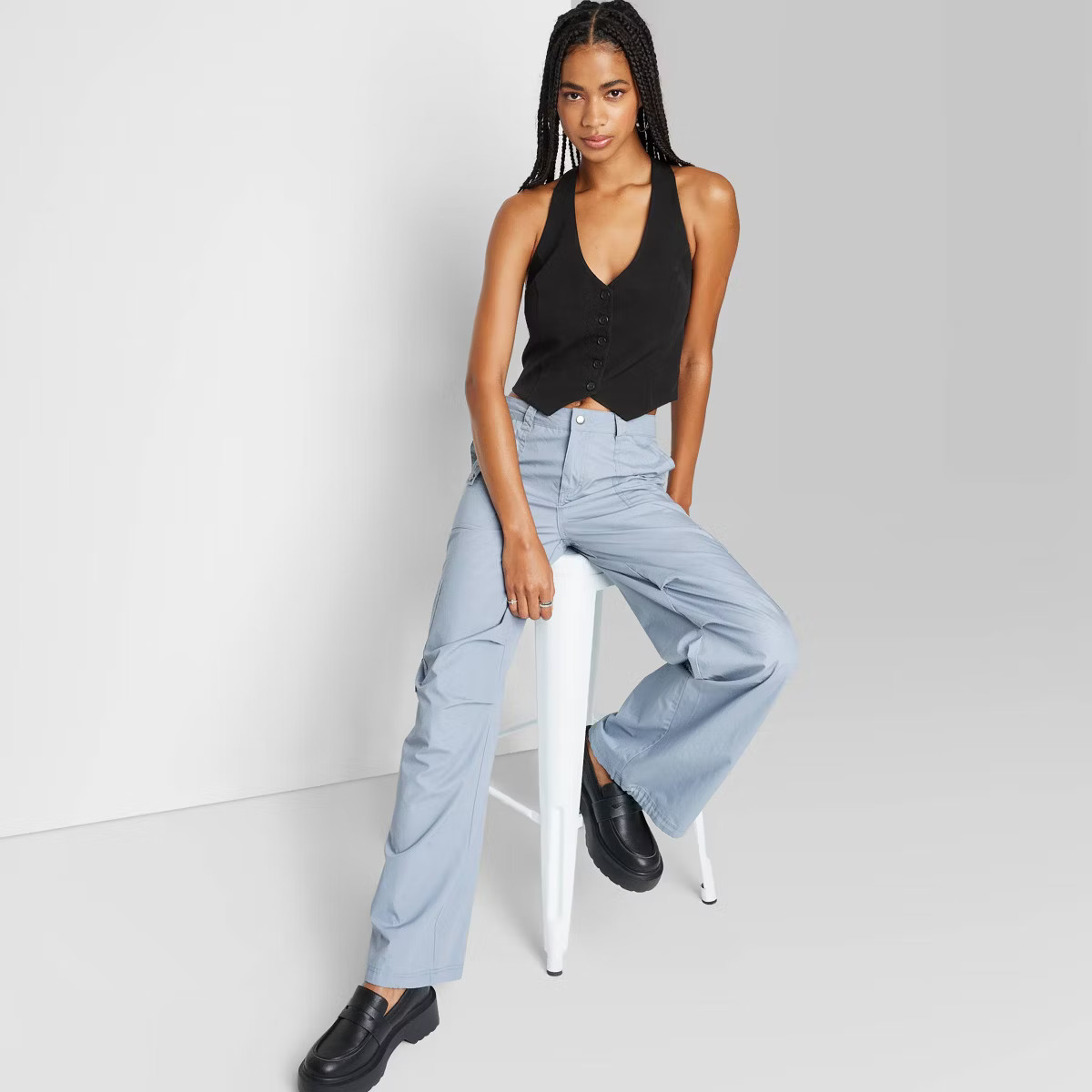 Women's Cropped Halter Vest - Wild Fable™ | Target