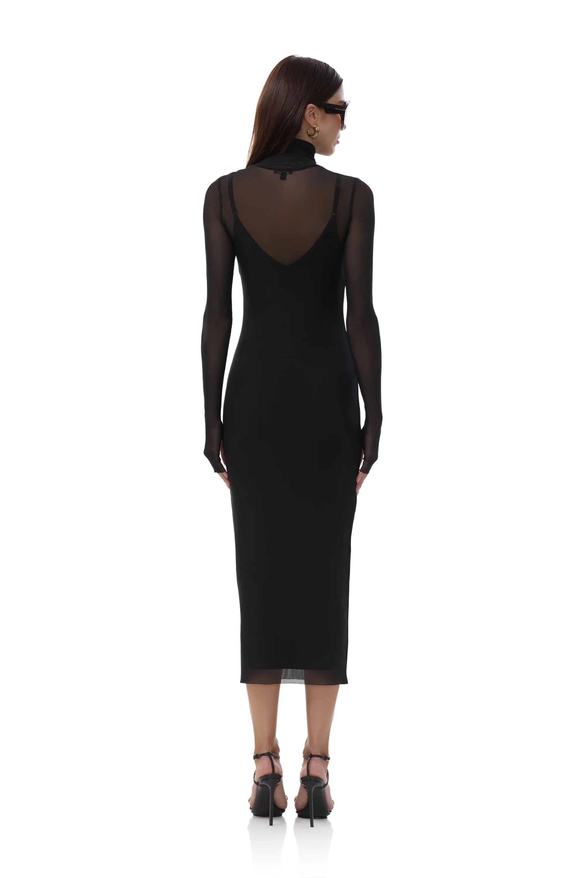 Shailene Dress - Noir | ShopAFRM