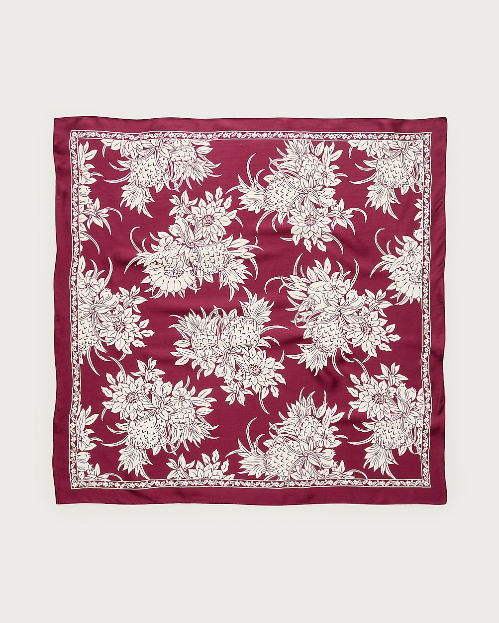 Printed silk scarf | J. Crew US
