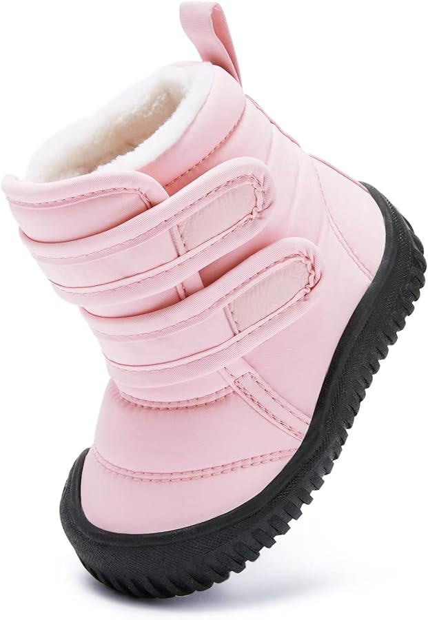 BMCiTYBM Toddler Baby Snow Boots Winter Shoes Boys Girls Cold Weather Baby Faux Fur Shoes | Amazon (US)