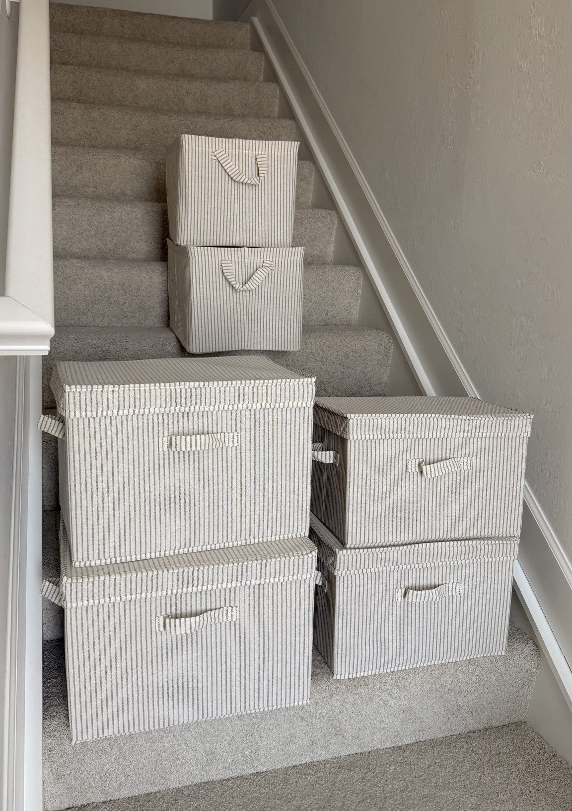 the BEST storage bins from amazon. cute, sturdy, and amazing quality. we have these in every closet!!! 

#LTKHome